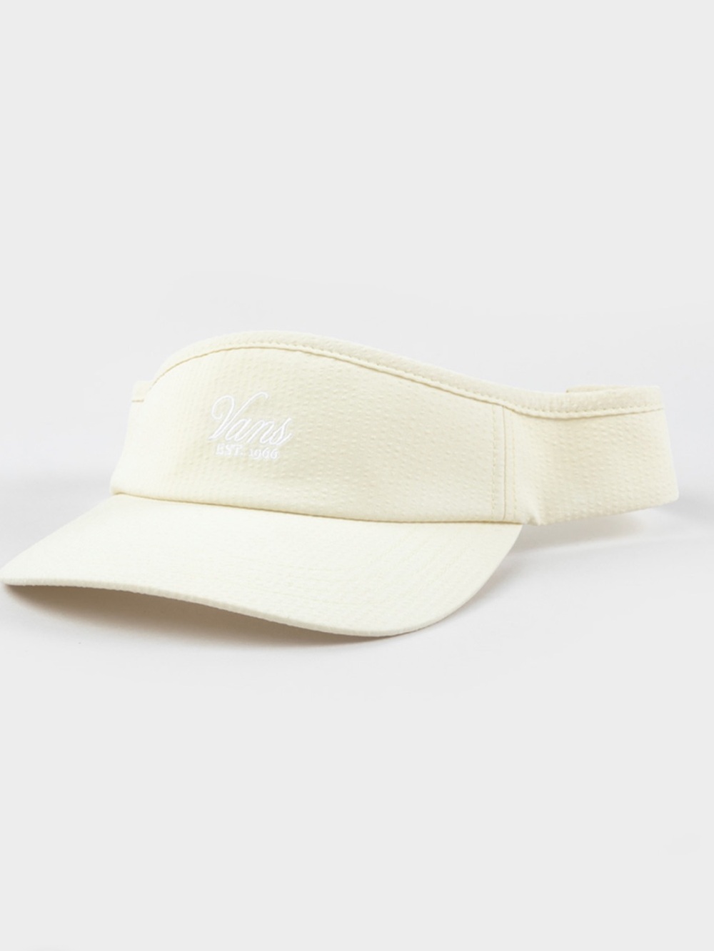 Vans Women's Cream Embroidered Visor